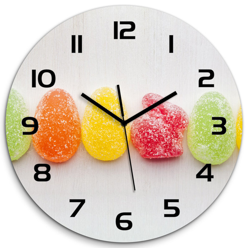 Jolando Glass Wall Clock