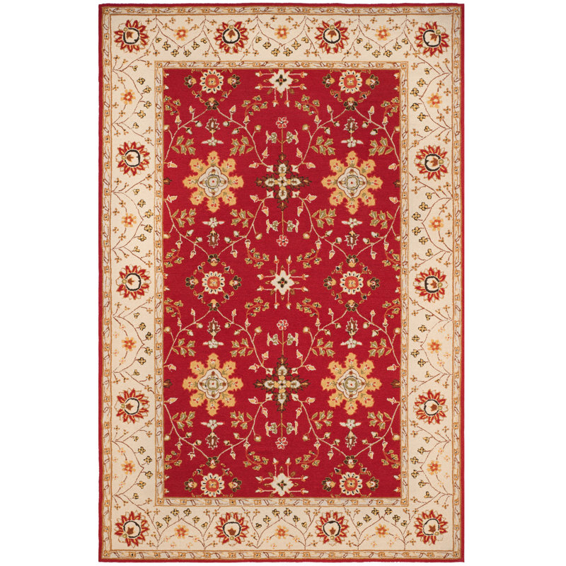 Easy Care Hand Hooked Performance Oriental Rug, Rectangle 9' x 12'