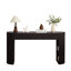 Console rétro avec 3 tiroirs, - Niche de pieds, Style de lattes rondes, Teinte, Fabrication, Pour plusieurs pièces Esthétique spacieuse et cloisonnée, Finition, Pieds interchangeables, Couloir approprié-334500295-334500293