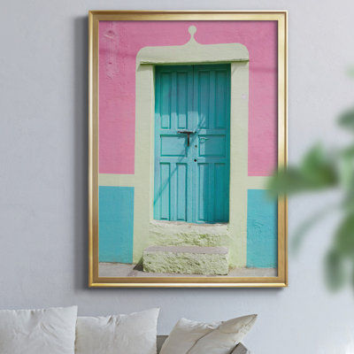 San San Door par J Paul - reproduction de photo sur toile encadrée