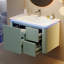 Single Bathroom Vanity with Ceramic Basin-134243239