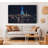 Lighting Up The Building - Wrapped Canvas Print-853335975