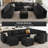 Kimbrel Small Sectional Sofa Modular U Shaped Couch 3 Seater Sectional Couch Convertible Chaise Ottoman With Storage-2088068232