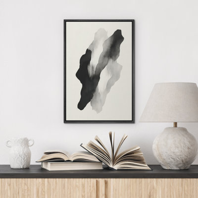 Reproduction d'art abstrait sur toile encadrée pour décoration intérieure moderne