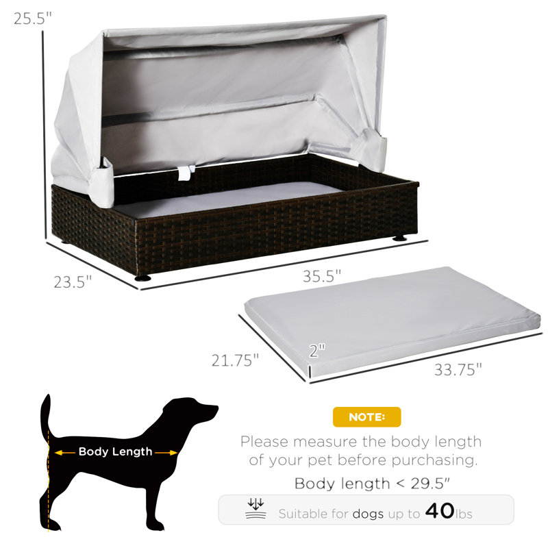 Rattan Dog Bed