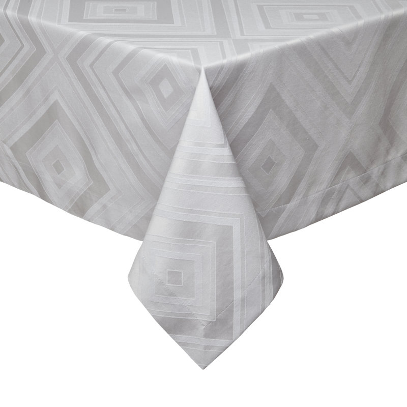 Brussels Tablecloth, 70" W Round, Taupe