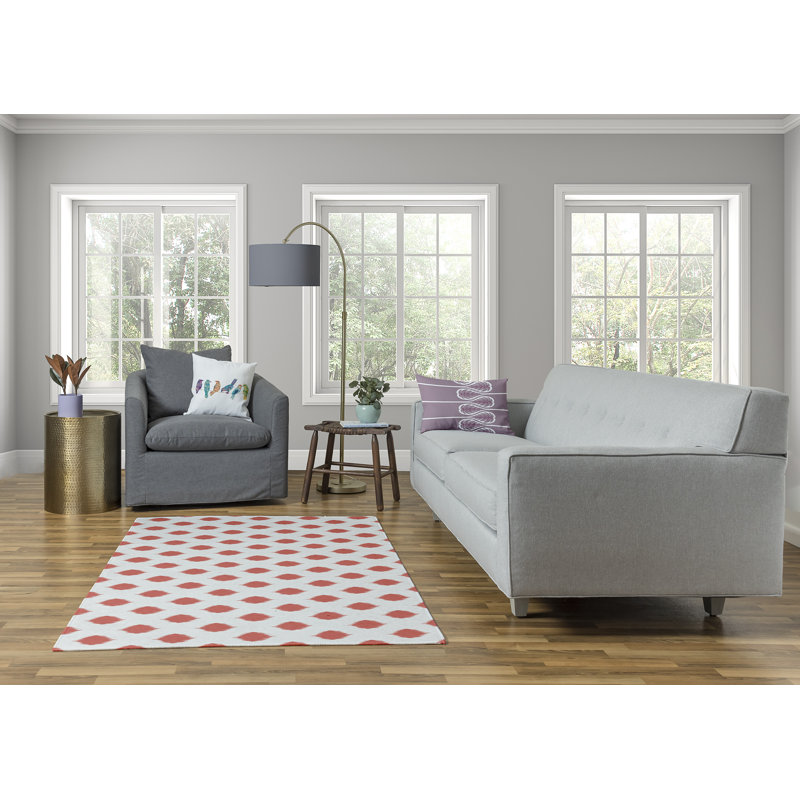Lucilla Chenille Polka Dots Indoor Rug, Rectangle 8' x 10'
