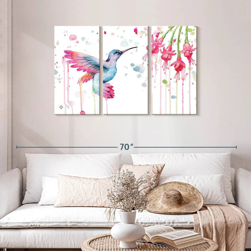 Jardin de colibris Brampt, H 28 po x l 45 po