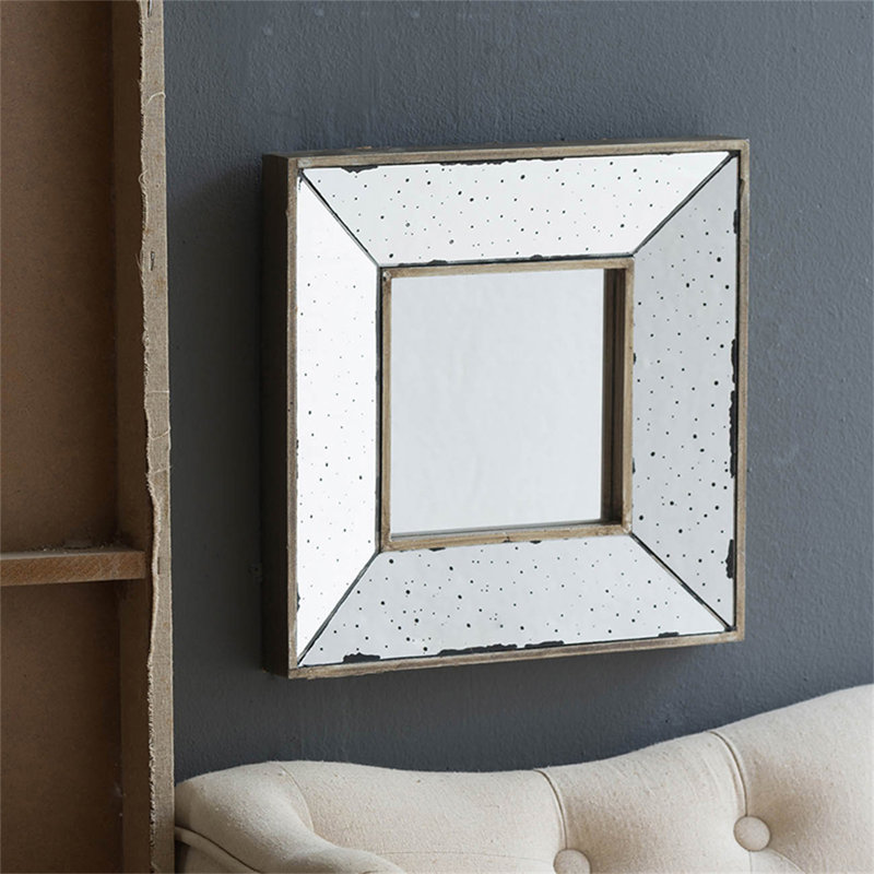 Miroir d'appoint 12 po x 12 po, 12 po x 12 po