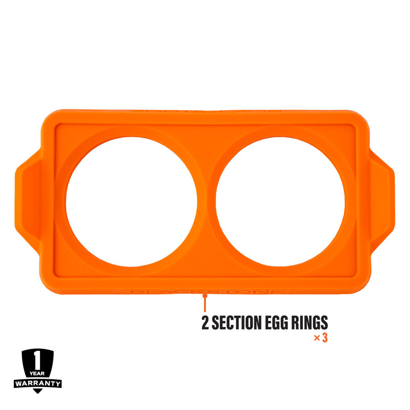 Blackstone 2 Section Egg Ring Tray 3-pack