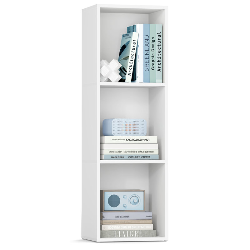 Bookshelf, Bookcase, Storage Shelving Unit, Display Shelf, Open Compartments, 24 X 30 Cm, Living Room, Home Office, Bedroom