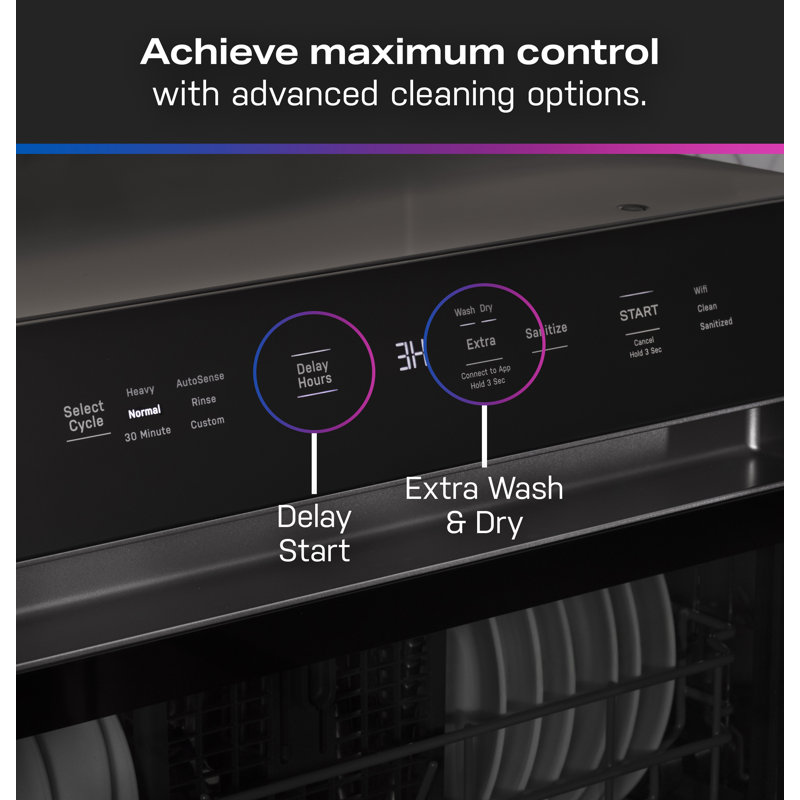 GE Profile ENERGY STAR® Smart Compact Dishwasher for Countertop or Built-In