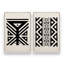 Ensemble de 2 motifs tribaux modernes en noir-1190945495-1190945488