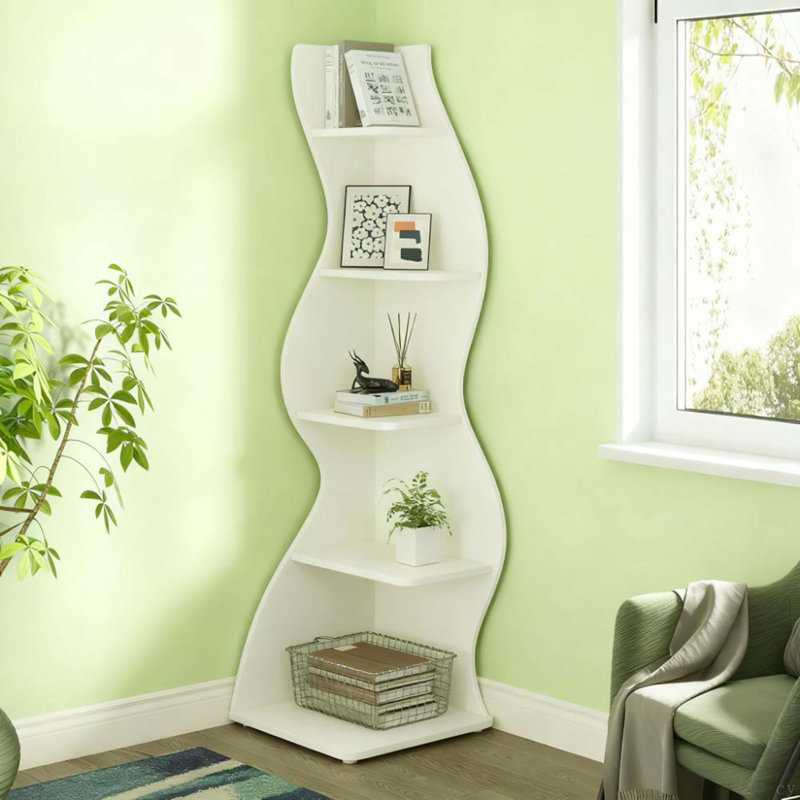 Support pour plante à 5 niveaux, Blanc