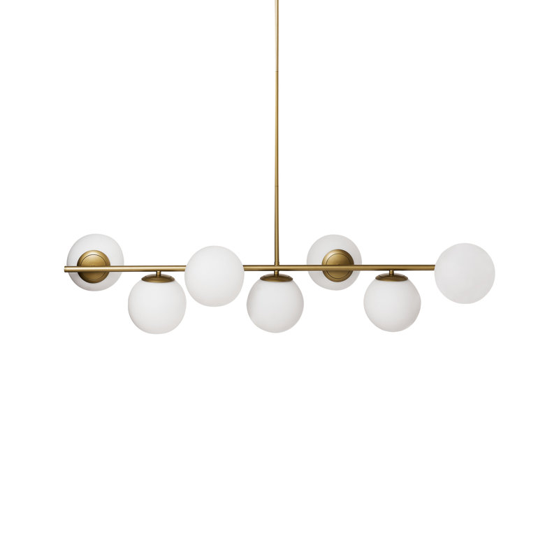 7 - Light Chrome Bulb Pendant