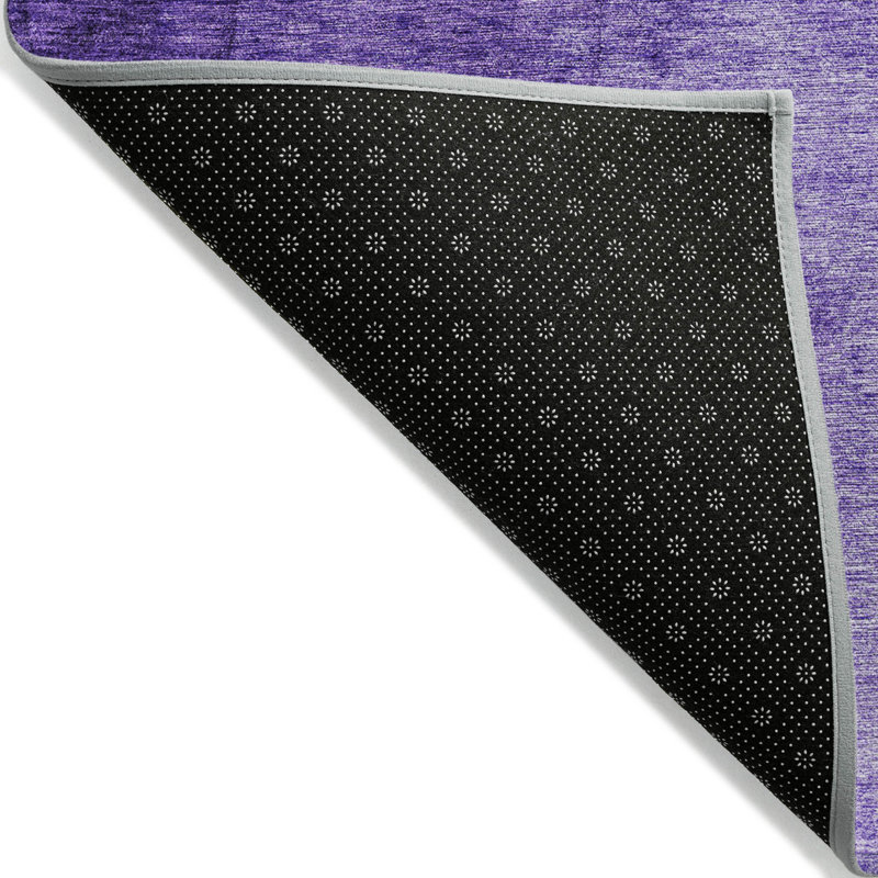 Tapis intérieur lavable ombre lilas et lavande 3 pi x 5 pi