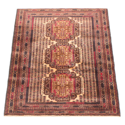 Teimani Brown Rug 2'7" x 4'10"