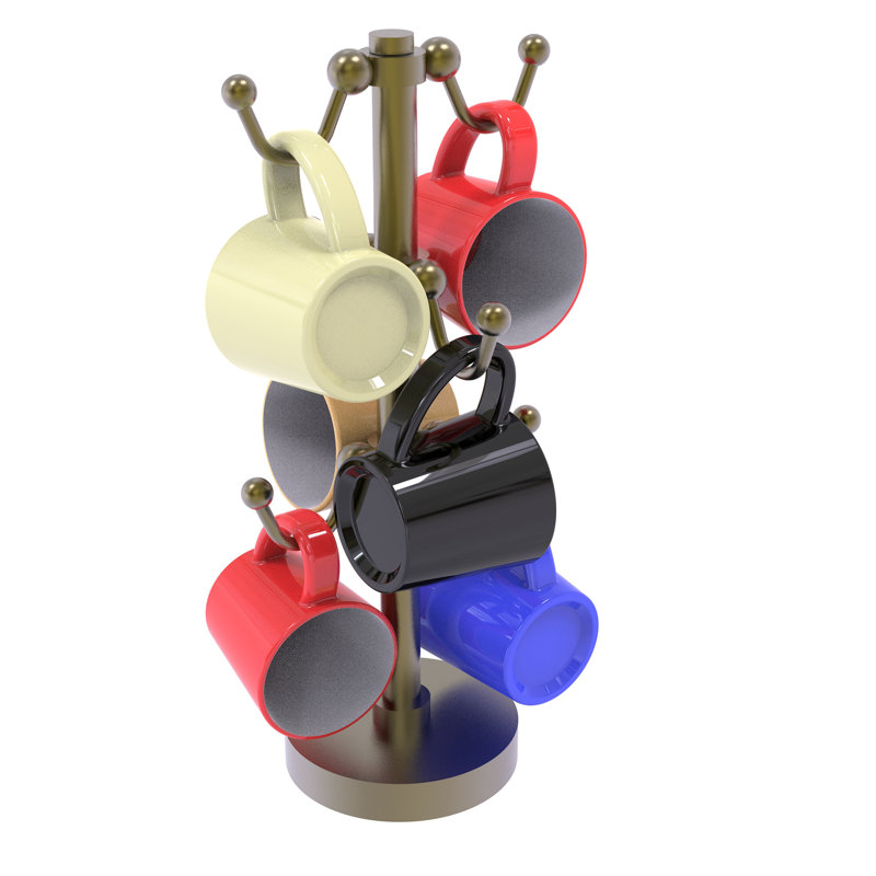 Frankenmuth Mug Tree, Antique Brass