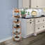 Handcrafted 6 Tier Gourmet Cookware Freestanding Pot Rack