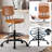Ovidia Modern Ergonomic Drafting Chair with Footrest Ring, Tall Office Chair for Standing Desk and Bar Counter-1710843715