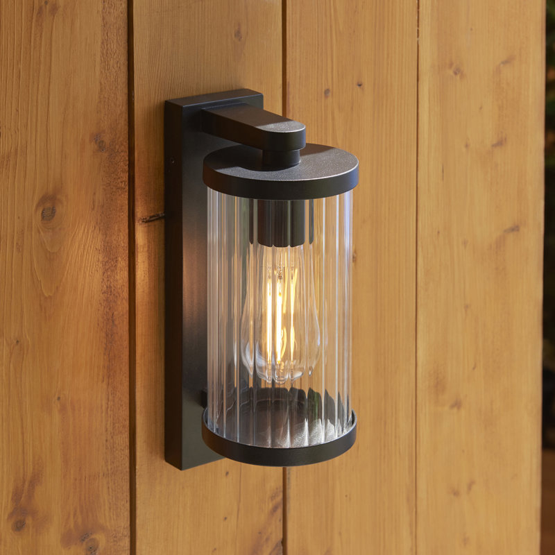 Matte Black 29cm H Outdoor Barn Light