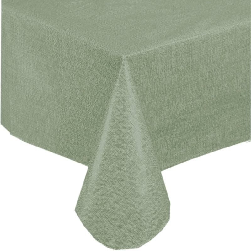 Frankly Solid Color Tablecloth, Sage, 108" x 52" Rectangle