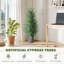 Set of 2 artificial cypress trees-135948704