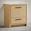 Meuble-lavabo autoportant de 30 po en chêne naturel avec comptoir d'évier Virage-1080294752-1080294767