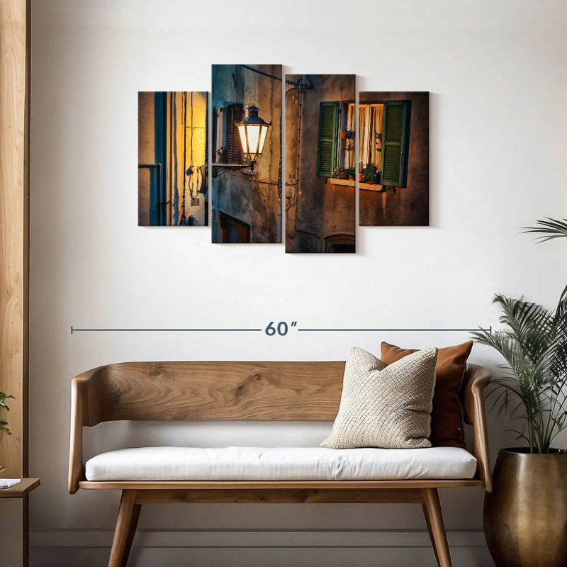 Lampe de rue Lilie la nuit, H 27 po x l 43 po