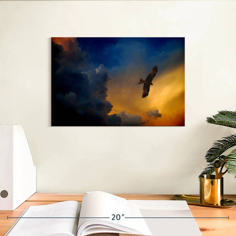 Brampt Twilight Flying Eagle, 8" H x 12" W
