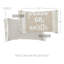  Coussin 100% coton, rembourrage en polyester