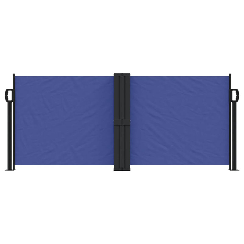 Retractable Side Awning, Blue, 100" H x 1000" W