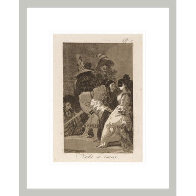 Nadie se conoce. (Nobody knows himself.) by Francisco de Goya -Framed Giclee Print