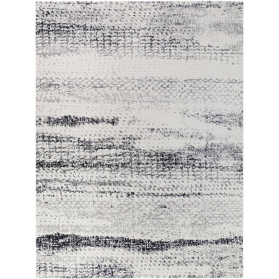 Tapis abstrait gris / crème Antwan