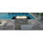 43" Propane Gas Fire Pit Table, 60000 Btu Rectangular Open Weave Wicker Fire Pit With Glass Wind Guard