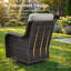 Swivel and sliding wicker patio chairs-2117509931-2117509928