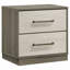 Table de chevet 2 tiroirs Edmondson
