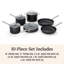 Calphalon Hard-Anodized Nonstick 10-Piece Cookware Set
