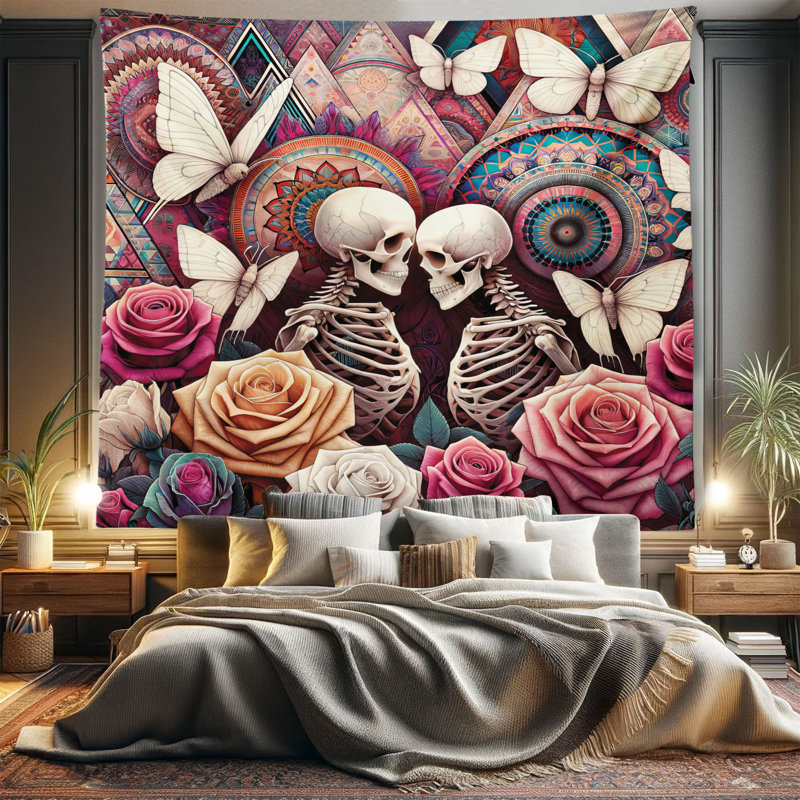 Tapisserie en microfibre, H 104 po x l 88 po