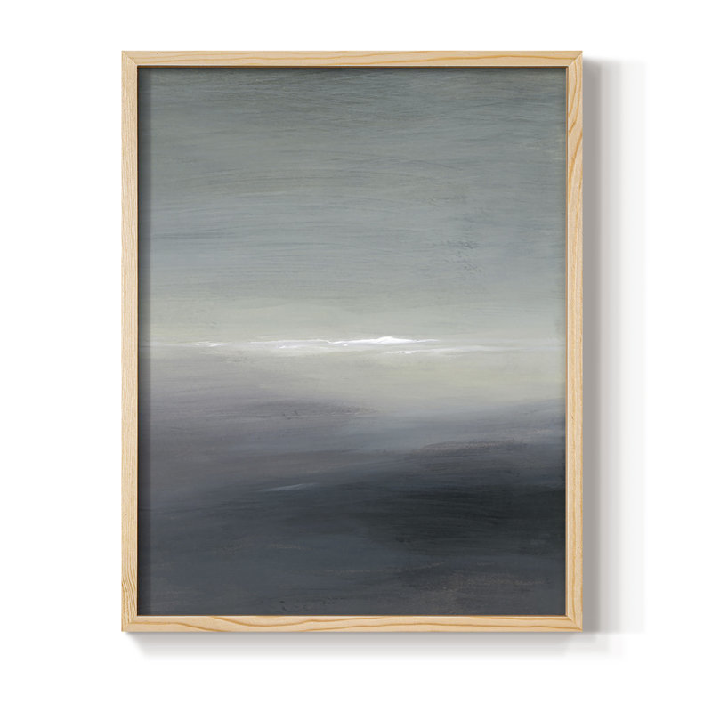 Reproduction encadrée Windy Moor II - bois massif, H 11 po x l 9 po