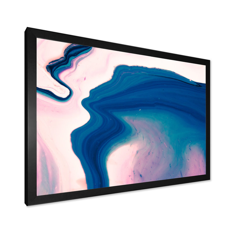 Marbre luxueux, impression sur toile, Cadre photo noir, H 8 po x l 12 po x P 1,5 po