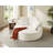 Oversized Round Chair Lounge Chaise Indoor, 55.1-Inchupholstered Corduroy Deep Seat Cloud Large Circle Sofa Chair, No Assembly Required, Round Compression Couch For Reading, Living Room, Bedroom-732659240