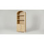 Bibliothèque arquée moderne avec poignées en bois