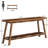 Console Table, Wood Entryway Table With Open Storage Shelf-1880960068