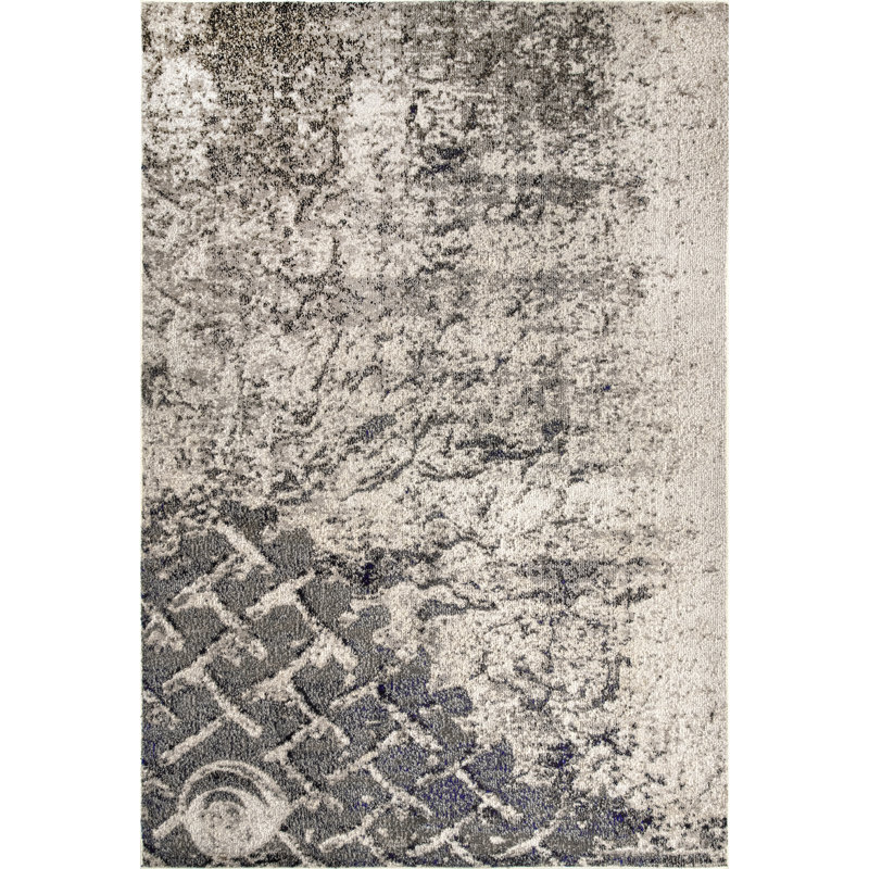 Abstract Indoor Rug, Rectangle 4' x 6'