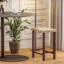 Ensemble de 3 tabourets de bar Seagrass tissés à la main avec hauteur réglable, pieds en bois d'hévéa massif et capacité de 250 lb pour îlot de cuisine rustique