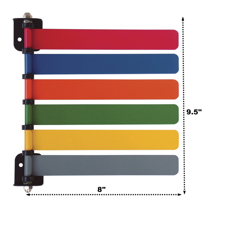 Custom Colour & Text 8" 6 Flag Room Status ID System