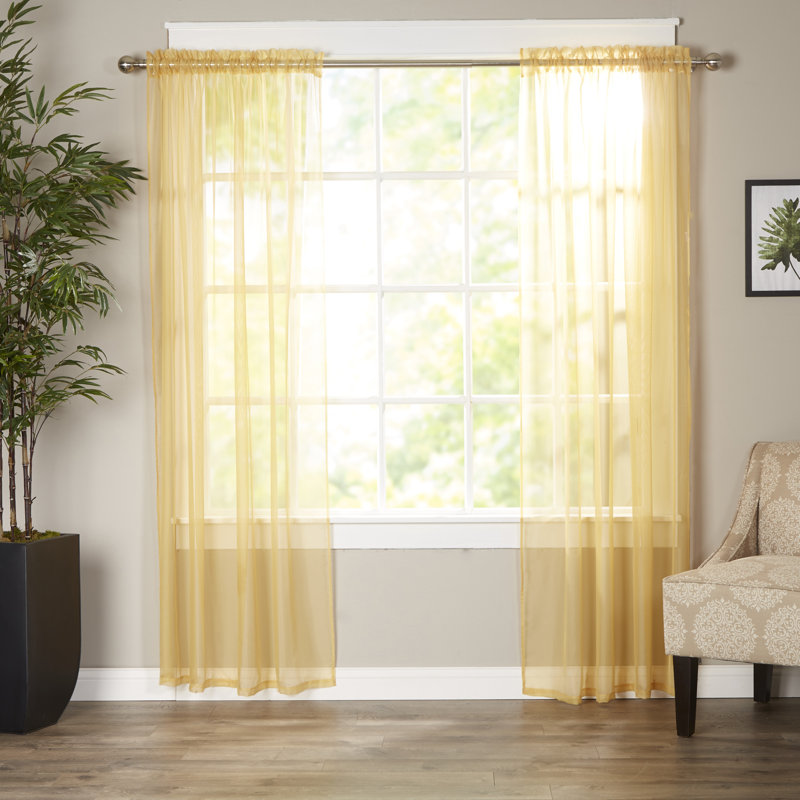 Pair, Gold, 60" W x 84" L