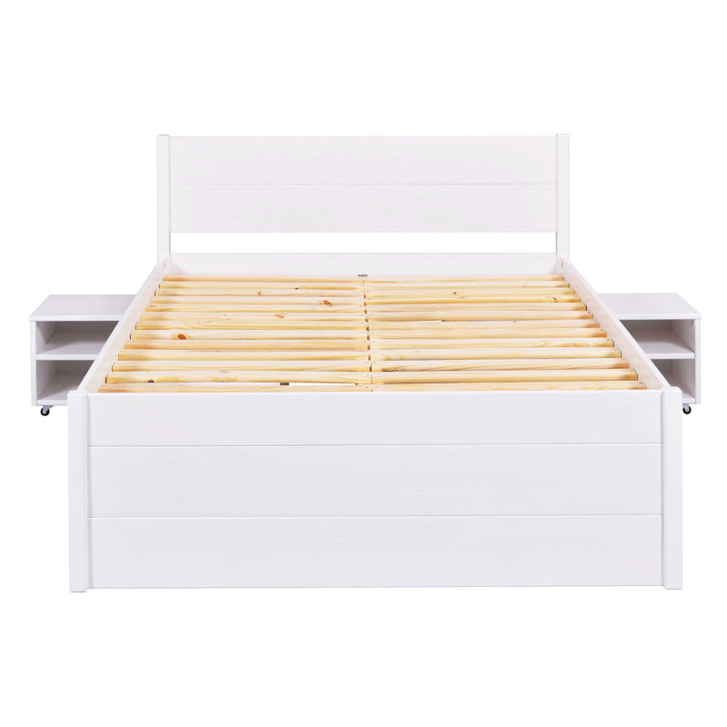 Bed with storage space Awat - Incl. nightstand, 160 x 200cm