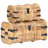 Commodes de rangement 2 pièces en bois de manguier massif